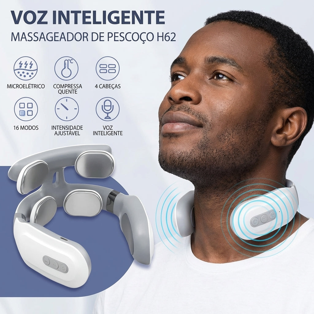 Colar de Recuperação Muscular TENS/EMS