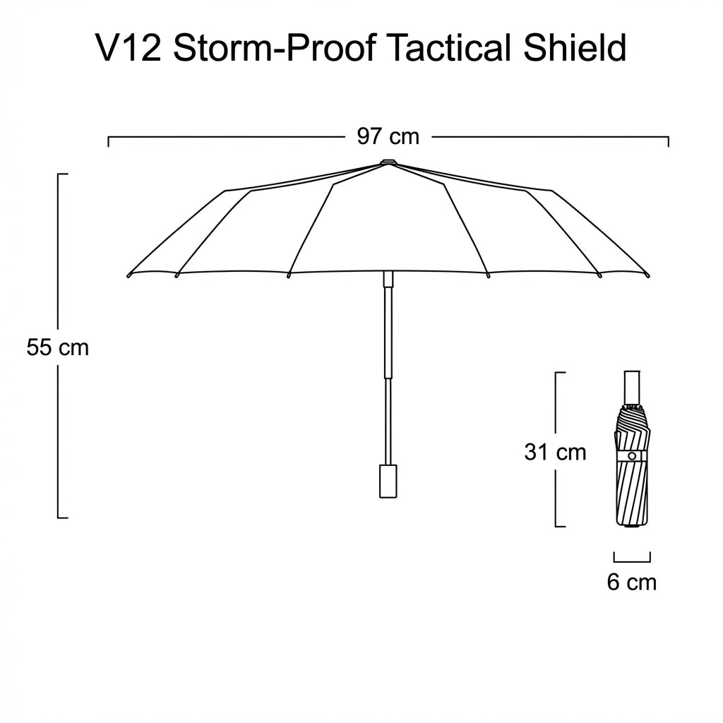 Escudo Tático V12 Storm-Proof