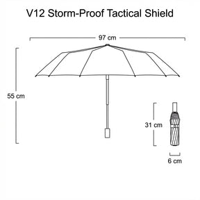 Escudo Tático V12 Storm-Proof