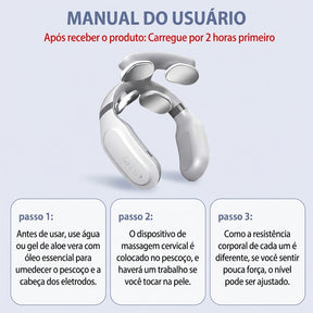 Colar de Recuperação Muscular TENS/EMS